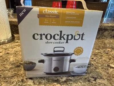 Crock-Pot 2qt Manual Slow Cooker - Stainless Steel  - New Open Box - Image 1 of 4