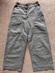 TOAST Gorgeous Green Cotton Pants Size 6 NWOT - Picture 1 of 6