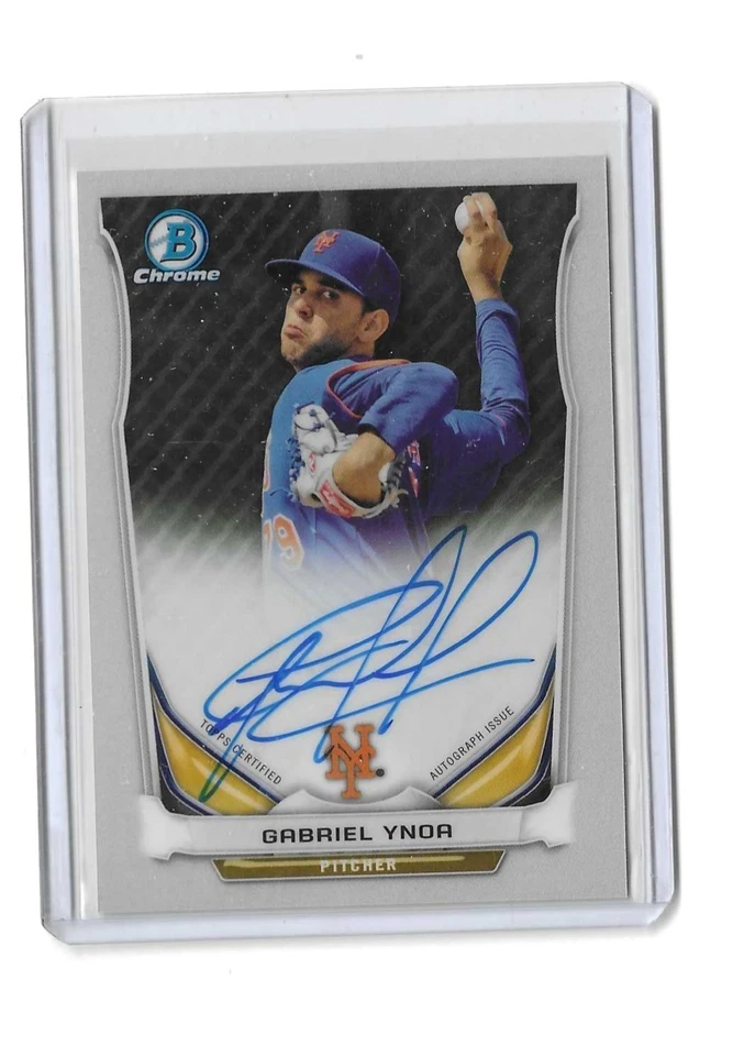2014 Bowman Chrome - Prospect Autographs Gabriel Ynoa #BCAP-GY (AU, RC) - Image 1 of 1