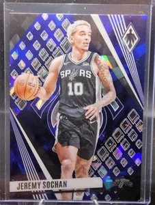 2023-24 Panini Phoenix - Jeremy Sochan #24 Blue Ice Prizm San Antonio Spurs π΅βοΈ - Picture 1 of 2