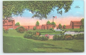 Postal Fort Harrod Pioneer Memorial State Park Harrodsburg KY publicada 1940 - Imagen 1 de 3