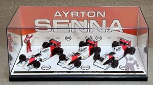 Ayrton Senna - Mclaren - 3x World Champion with Figure - 1:43 - Limited Edition - Picture 1 of 10