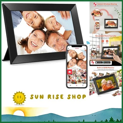 Heartfelt Digital Picture Frame - 10.1" Wi-Fi Frame, Perfect Gift for Families - Image 1 of 4