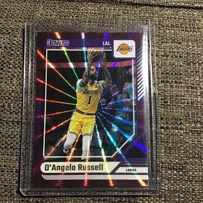 2024-25 Panini Donruss Basketball Purple Lazer D'Angelo Russell - image 1 of 2