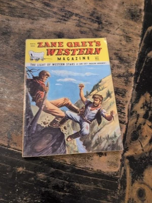 ZANE GREY'S WESTERN MAGAZINE   11/1949  RARE PULP ERA WESTERN DIGEST MAGAZINE - Image 1 of 4