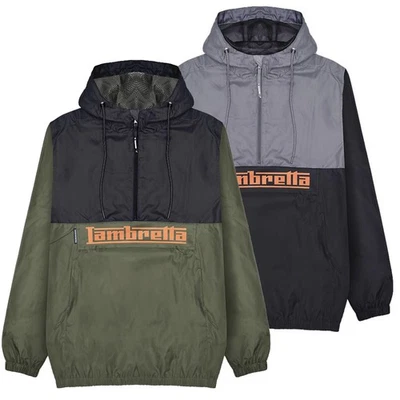 Mens Lambretta Classic Overhead Scooter Showerproof Hooded Jacket Sizes M to 4XL - Image 1 of 2