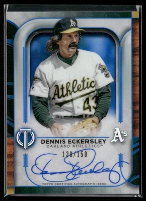 2022 Topps Tribute Dennis Eckersley Auto /150 - Image 1 of 2