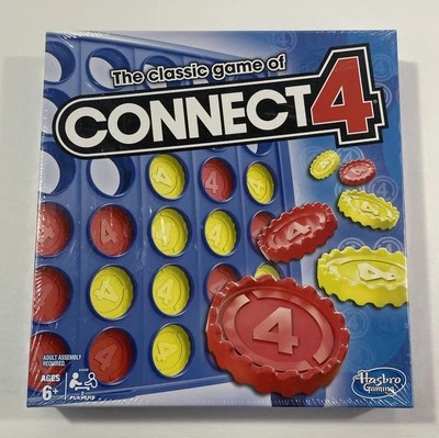 New/Sealed Connect 4 Classic Game by Hasbro - 2020 Edition - Ages 6+ - Image 1 of 3