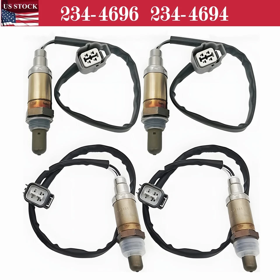 4x Oxygen Sensor Up Down For Land Rover Discovery 4.0L 1999-2002 4.6L 2003-2004 Foto 1 de 4