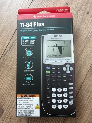 Texas Instruments TI-84 Plus Graphing Calculator New in box  - Image 1 of 2