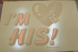 Camiseta vintage I'm His hierro en transferencia  - Imagen 1 de 1