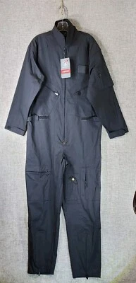 Rothco Military Flight Suit Coveralls Mens S Black Intermediate Tactical NEW - Image 1 of 4