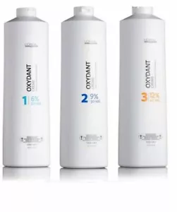 L'Oreal Cream Oxident Peroxide Developer 6% 9% 12%1000ml Full Range Available - Picture 1 of 5