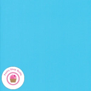 Moda BELLA SOLID 9900 225 Bright Blue Capri Quilt Fabric MASK Material - Picture 1 of 7