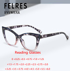 Katzenauge blau lichtblockierende Lesebrille für Frauen durchsichtige Gläser Brillengestell