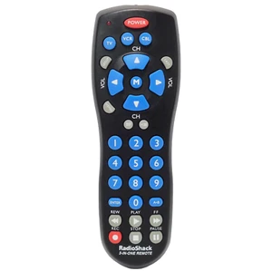 Radio Shack 15-2113 usado 3 dispositivos control remoto universal para TV, VCR, CBL - Imagen 1 de 7