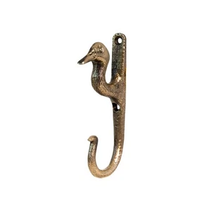 Goose - a strong brass hook for clothes, towels, hats, backpacks, keys, coats - Picture 1 of 12