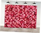  Flower Wall Backdrop 7×5ft Pink Red Rose Flowers Theme Photography Backdrops 