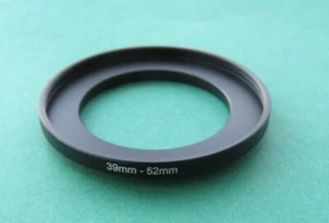 39mm-52mm Stepping Step Up Male-Female Filter Ring Adapter 39mm-52mm - Picture 1 of 2
