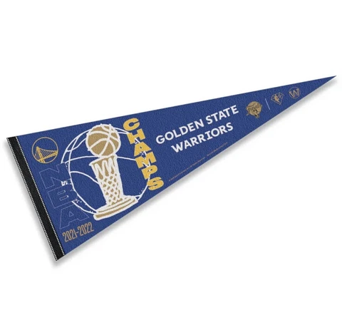 Golden State Warriors 2022 NBA Championship Pennant 12x30 DISCOUNT CLEARANCE Cover