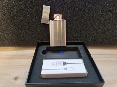 Poly Flame Silver Match USB Feuerzeug - Bild 1 von 4