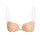 1PC Women Invisible Bra Push Up Silicone Bra with Transparent Straps Backl-yn
