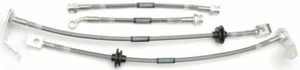 Kit de manguera de freno legal para la calle aprobado por punto trenzado acero inoxidable Pontiac GTO 2005-06 - Imagen 1 de 2