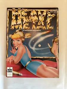 Heavy Metal Magazine August 1979 Mantxo Algora Martin Springett Moebius VF Cond - Picture 1 of 12