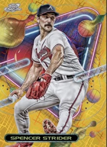 [DIGITAL] Topps Bunt - Spencer Strider - Cosmic Chrome 23 S1 - Gold Base - Picture 1 of 1