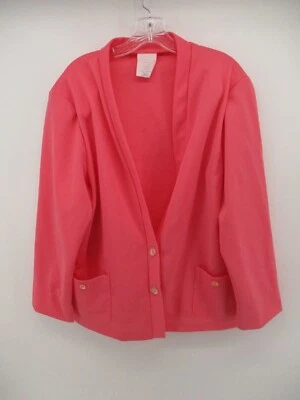 Blazer Sears 18W/38 manga larga cuello en V abotonado Foto 1 de 4