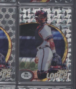 1998 TOPPS TEK DIFFRACTOR PARALLEL #65 JAVY LOPEZ PATTERN #15 BRAVES MORE LISTED - Picture 1 of 3