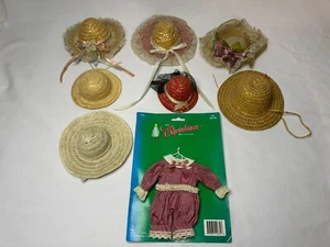 Lote de 7 Sombreros de Paja Vintage y Colección Navidad Conjunto - Imagen 1 de 8
