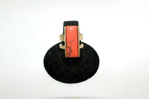 Kenneth Cole New York Ring mit geädertem Stein  - Bild 1 von 2