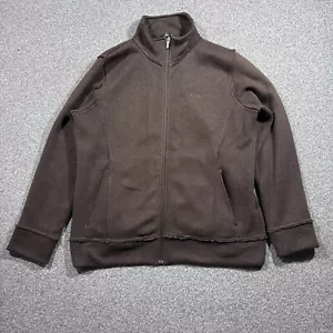 Chaqueta Jumper Rohan Cremallera Completa Cálida Gruesa Tejido Estilo Peso Pesado Marrón Para Mujer’s L - Imagen 1 de 7
