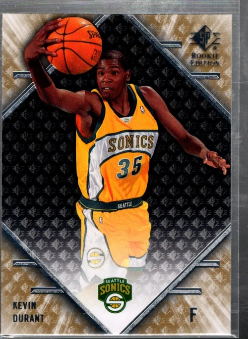 B4641- 2007-08 SP Rookie Edition #61 Kevin Durant RC - NM-MT - Image 1 of 2