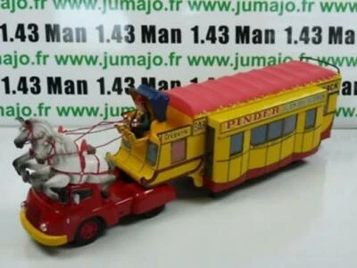 PIN5 + PIN6 1/43 IXO CIRQUE PINDER : ENSEMBLE BAR/CREPERIE Postillon - Photo 1/4