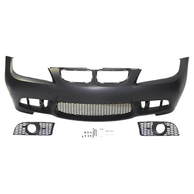 For 06-08 BMW Pre-LCI E90 3 Series, M3 Style Fog Type Front Bumper w/o PDC Foto 1 de 4