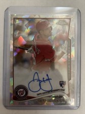 #8/10 ONLY 10) 2014 TOPPS CHROME ATOMIC REFRACTOR AUTO AUTOGRAPH JEFF KOBEMUS RC