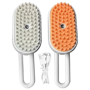 Cepillo de vapor eléctrico 3 en 1 para gatos mascota spray peine de masaje herramienta de depilación para perros - Imagen 1 de 12