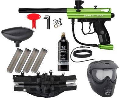 NEW KINGMAN SPYDER VICTOR EPIC COMPLETE PAINTBALL GUN PACKAGE KIT - GLOSS SLIME