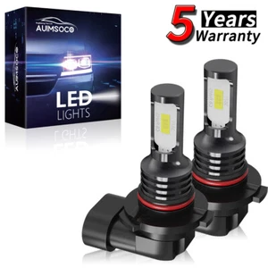 Pair 9005/HB3 LED Headlight Kit Bulbs High Beam For Chevrolet Celebrity 1990 60W - Foto 1 di 11