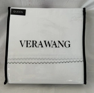 Juego de sábanas Vera Wang simple vieira reina 4 piezas nuevo en paquete Foto 1 de 4