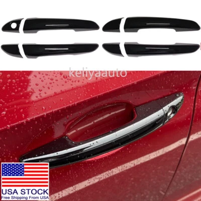 For 2015-2019 Hyundai Sonata Accessories Door Handle Cover Trim (No Smart Key) Foto 1 de 4