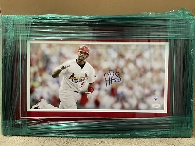 Albert Pujols Autographed Signed 16x8 Photo Limtd Edition 4/5 Cardinals JSA COA - Image 1 of 2