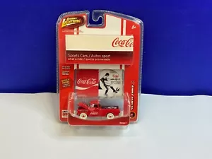 JOHNNY LIGHTNING 1/64 SCALE WHITE LIGHTNING COCA COLA RED '55 CHEVY CAMEO - Picture 1 of 8