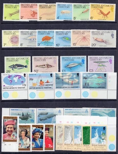 British Antarctic Territory 72/274 VF MNH collection of 1979-1998 sets CV 196 $+ - Bild 1 von 2