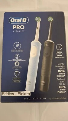 Oral-B Elektrische Zahnbürste Vita­lity Pro D103 + 2. Handstück Black/Blue - Bild 1 von 3
