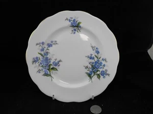 ROYAL ALBERT FORGET ME NOT 8 " SALAD PLATE - Picture 1 of 3