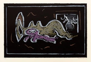 DOROTHEA TANNING - Nue Couchée - 1967 Hand Signed Ltd. Edition Color Lithograph - Picture 1 of 4