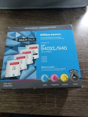 Wiederaufbereitete Tintenpatrone der Marke Office Depot® für HP 940XL, 940 ~ Multipack - Bild 1 von 4